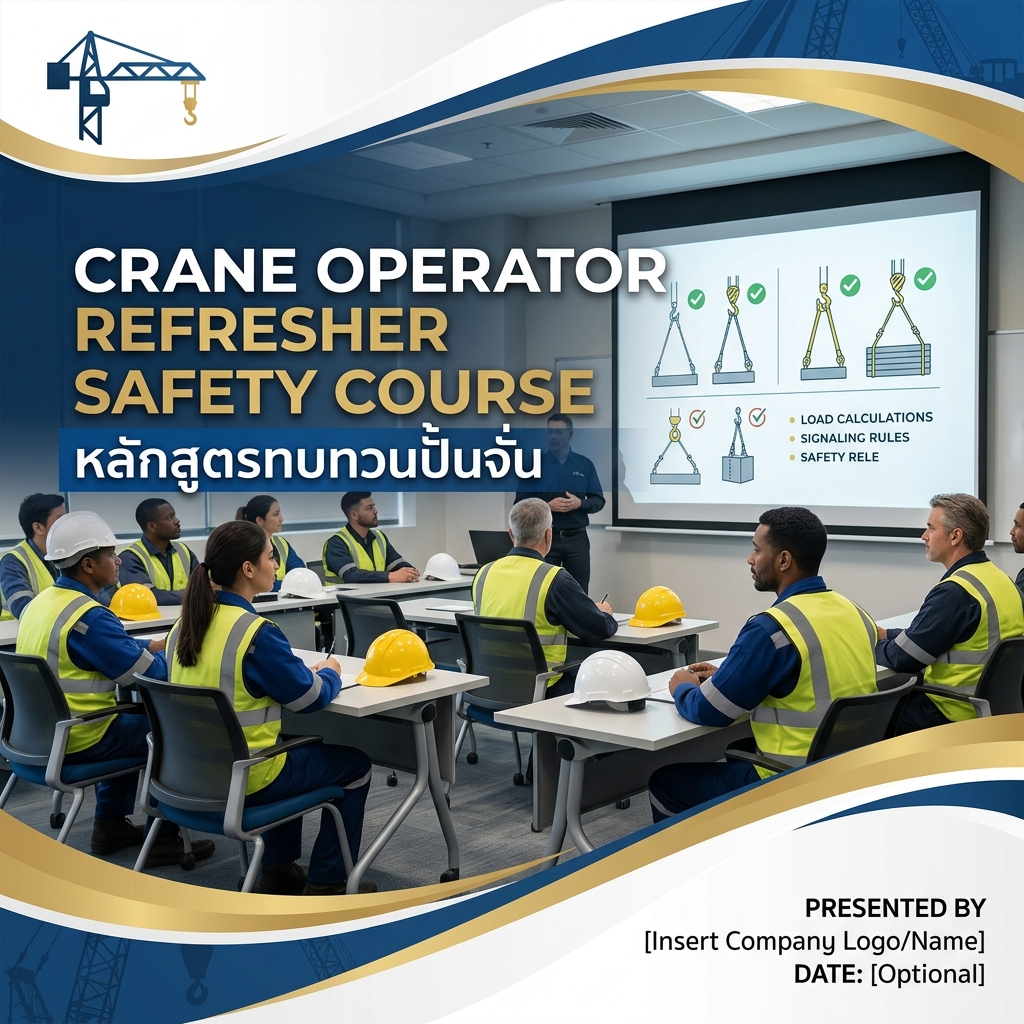 ทบทวนการทำงานเกี่ยวกับปั้นจั่น (Crane Refresher Course)