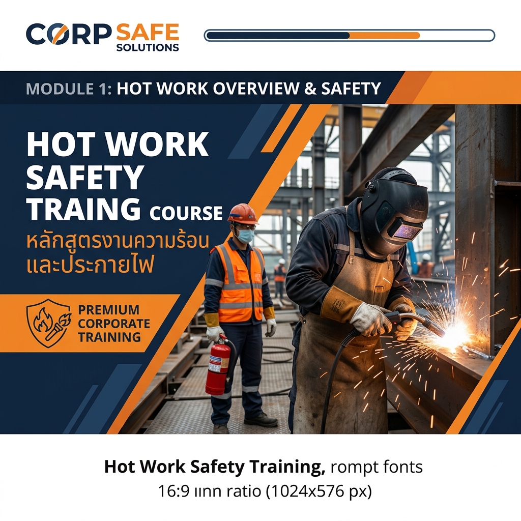 ความปลอดภัยในการปฏิบัติงานเกี่ยวกับความร้อนและประกายไฟ (Hot Work Safety)